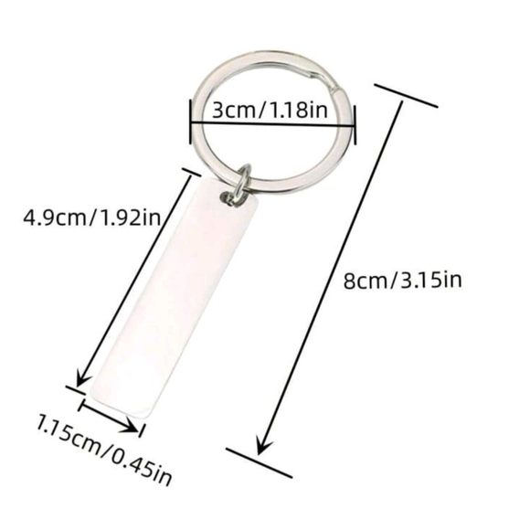 Don't Do Stupid Sh*t Love Mom Keychain Bag Charm Purse Charm - Picture 3 of 3